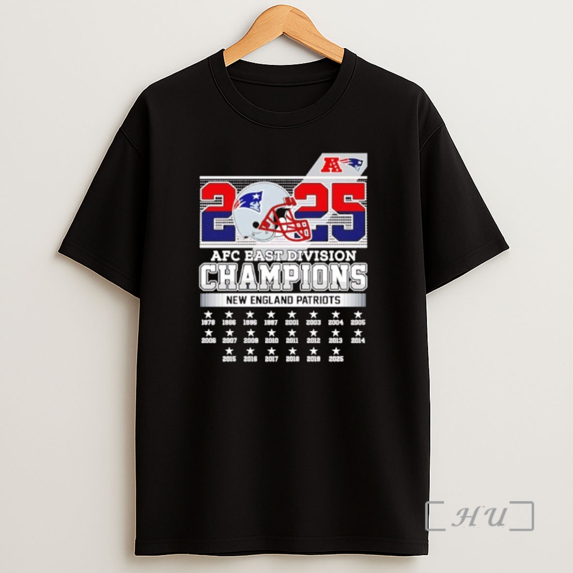 Officials New England Patriots 2025 Afc East Division Champions 22th Time Shirt Sweatshirt Tee
