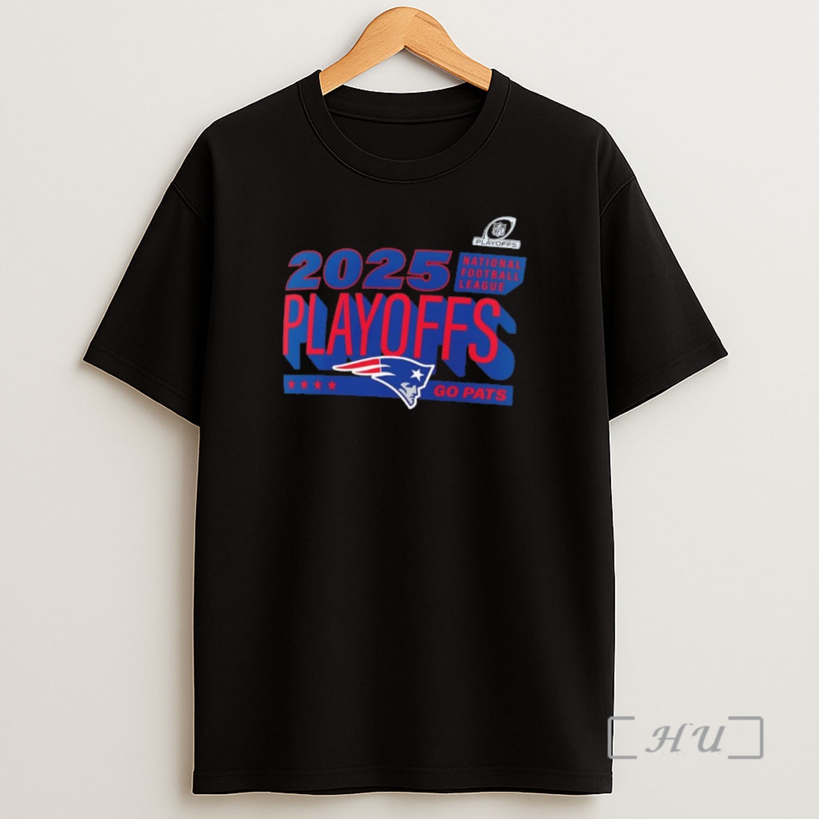Officials New England Patriots 2025 Nfl Playoffs Logo Shirt Sweatshirt Tee