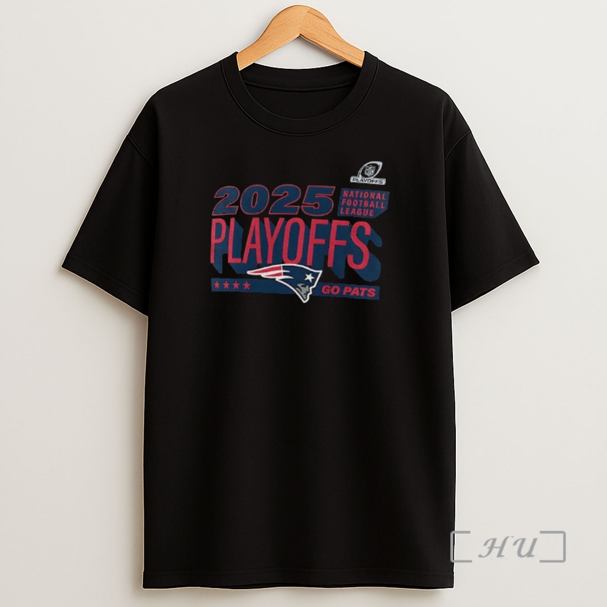 Officials New England Patriots Football 2025 Nfl Playoffs Go Pats Shirt Sweatshirt Tee