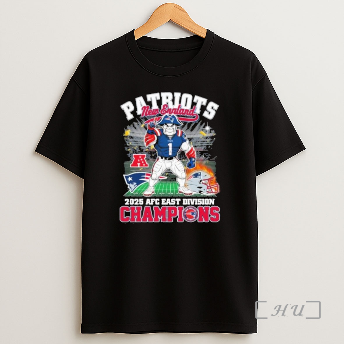 Officials New England Patriots Mascot Afc East Champions Shirt Sweatshirt Tee
