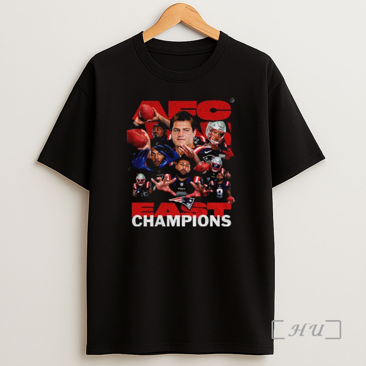 Officials New England Patriots Nfl Football Afc East Champions Graphic Shirt Sweatshirt Tee
