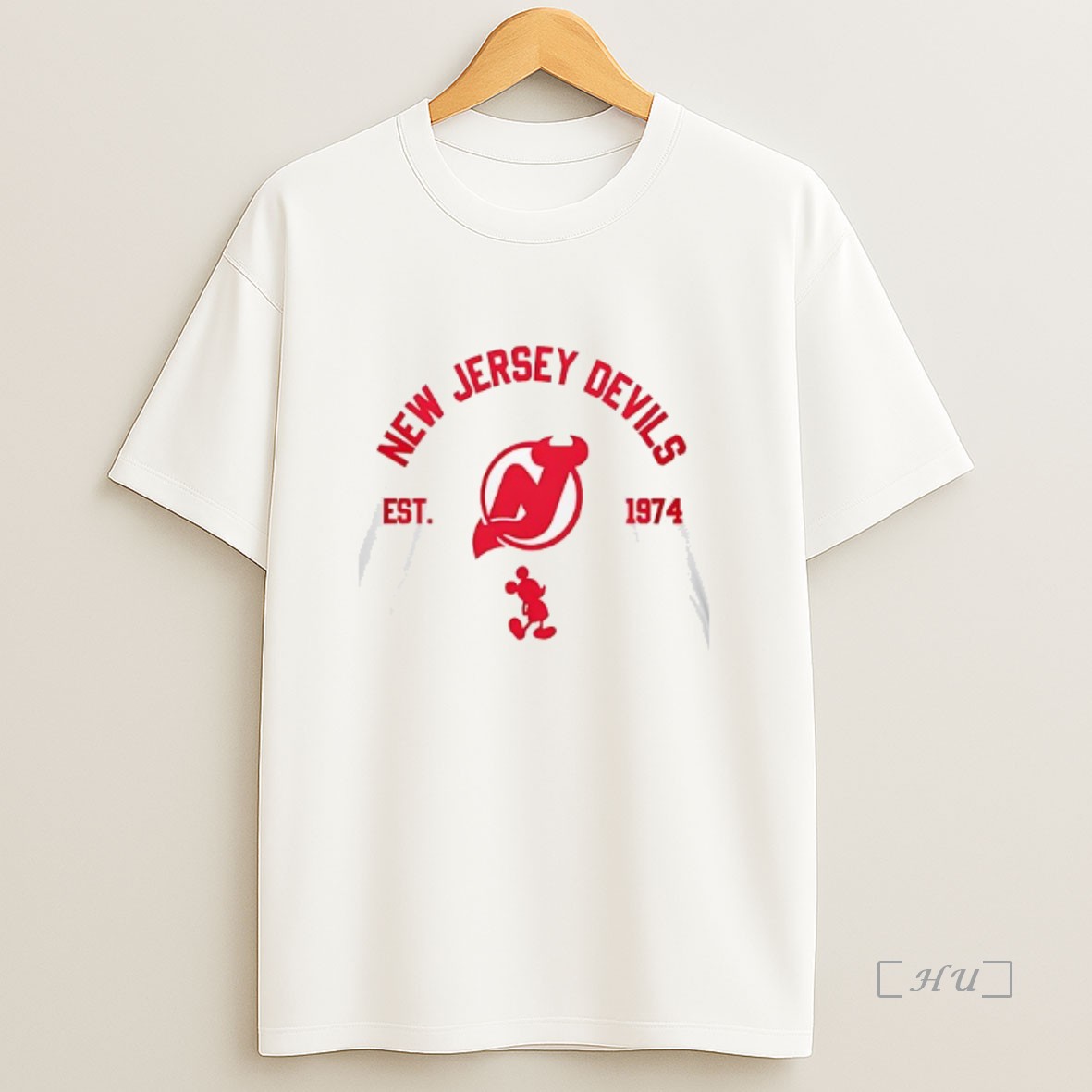 Officials New Jersey Devils X Mickey Mouse Hockey Gameday Double Sided Graphic Shirt Sweatshirt Tee