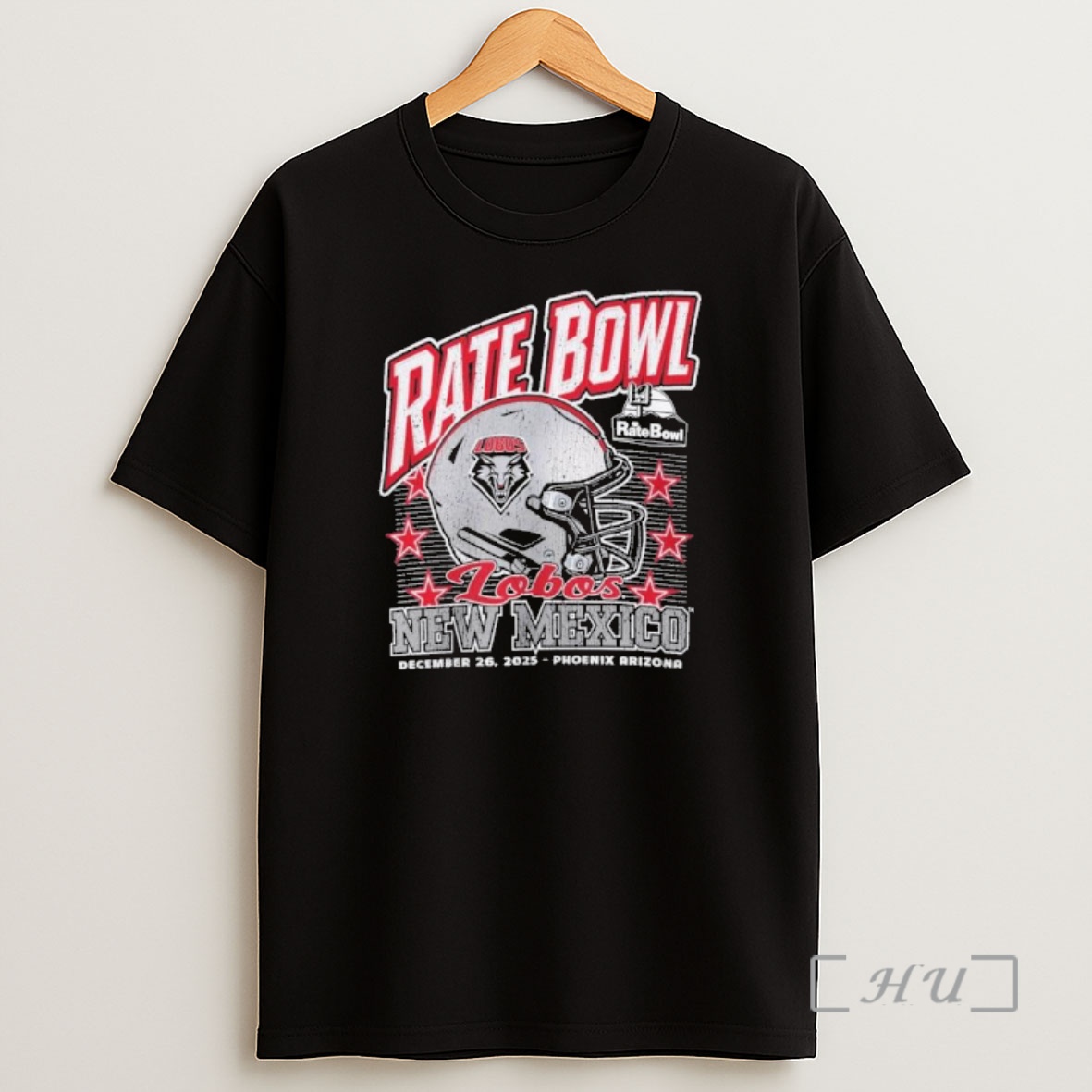 Officials New Mexico Lobos 2025 Rate Bowl Vintage Helmet Beveled Shirt Sweatshirt Tee