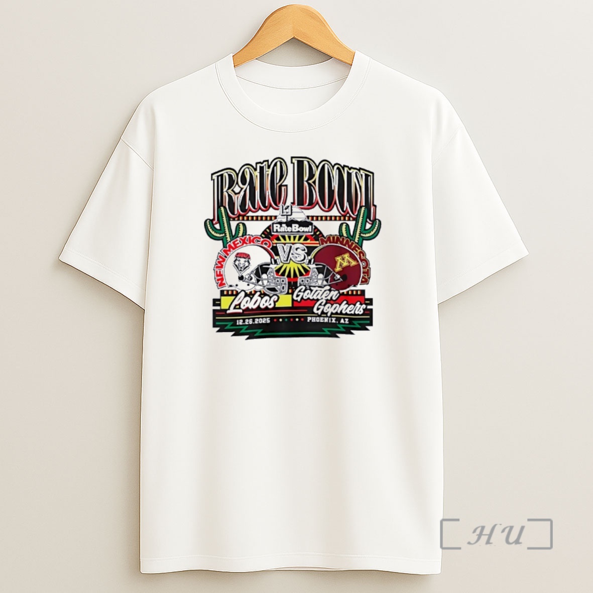 Officials New Mexico Lobos Vs Minnesota Golden Gophers 2025 Rate Bowl Party On Matchup Shirt Sweatshirt Tee
