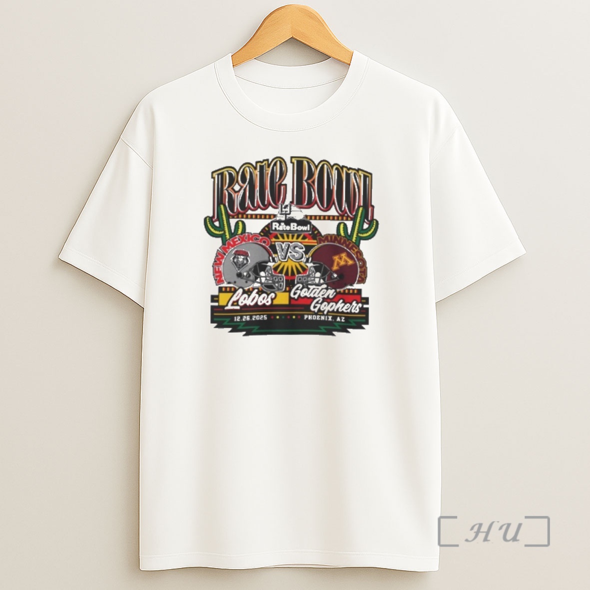 Officials New Mexico Lobos Vs Minnesota Golden Gophers Rate Bowl 2025 Shirt Sweatshirt Tee