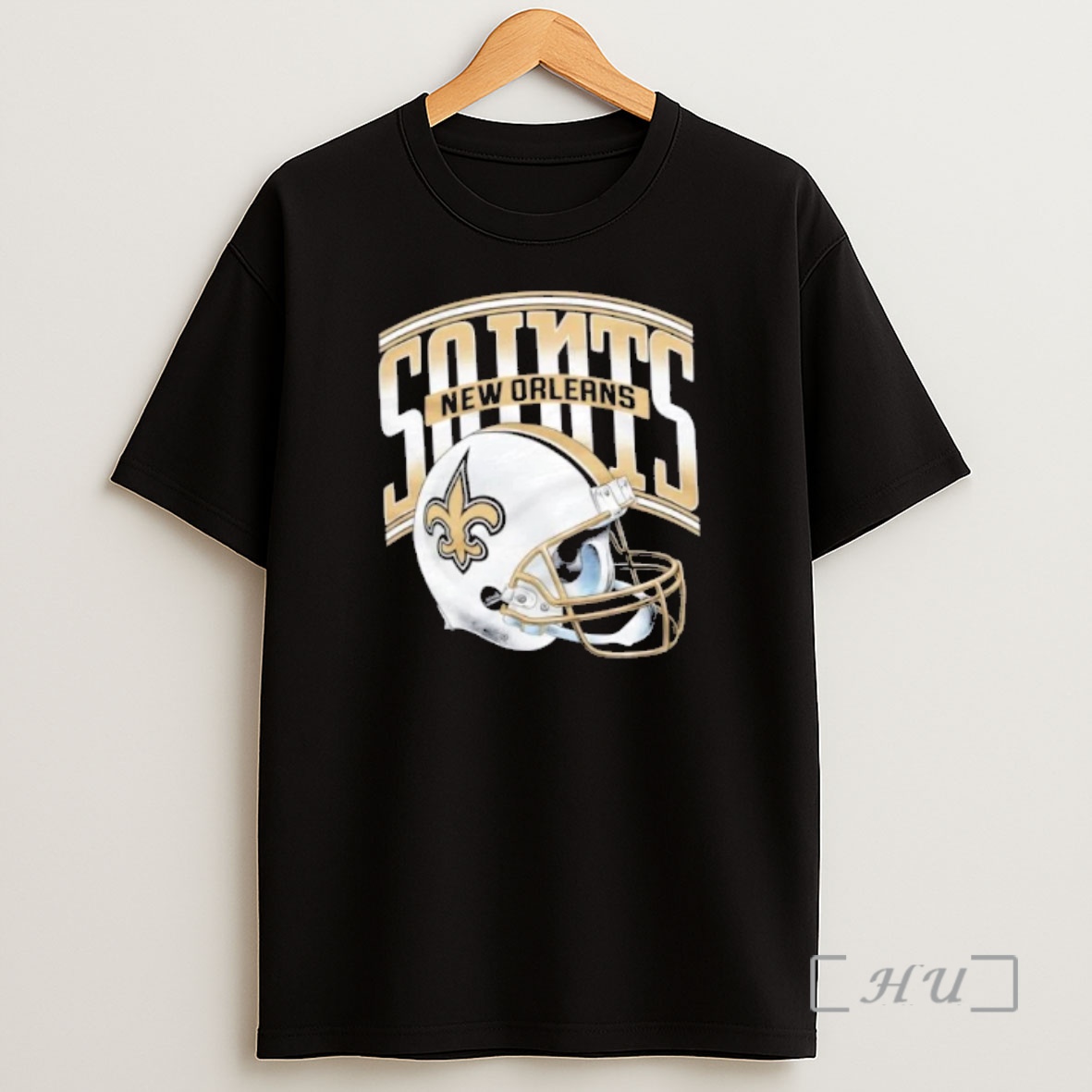 Officials New Orleans Saints Gradient Football Helmet Shirt Sweatshirt Tee