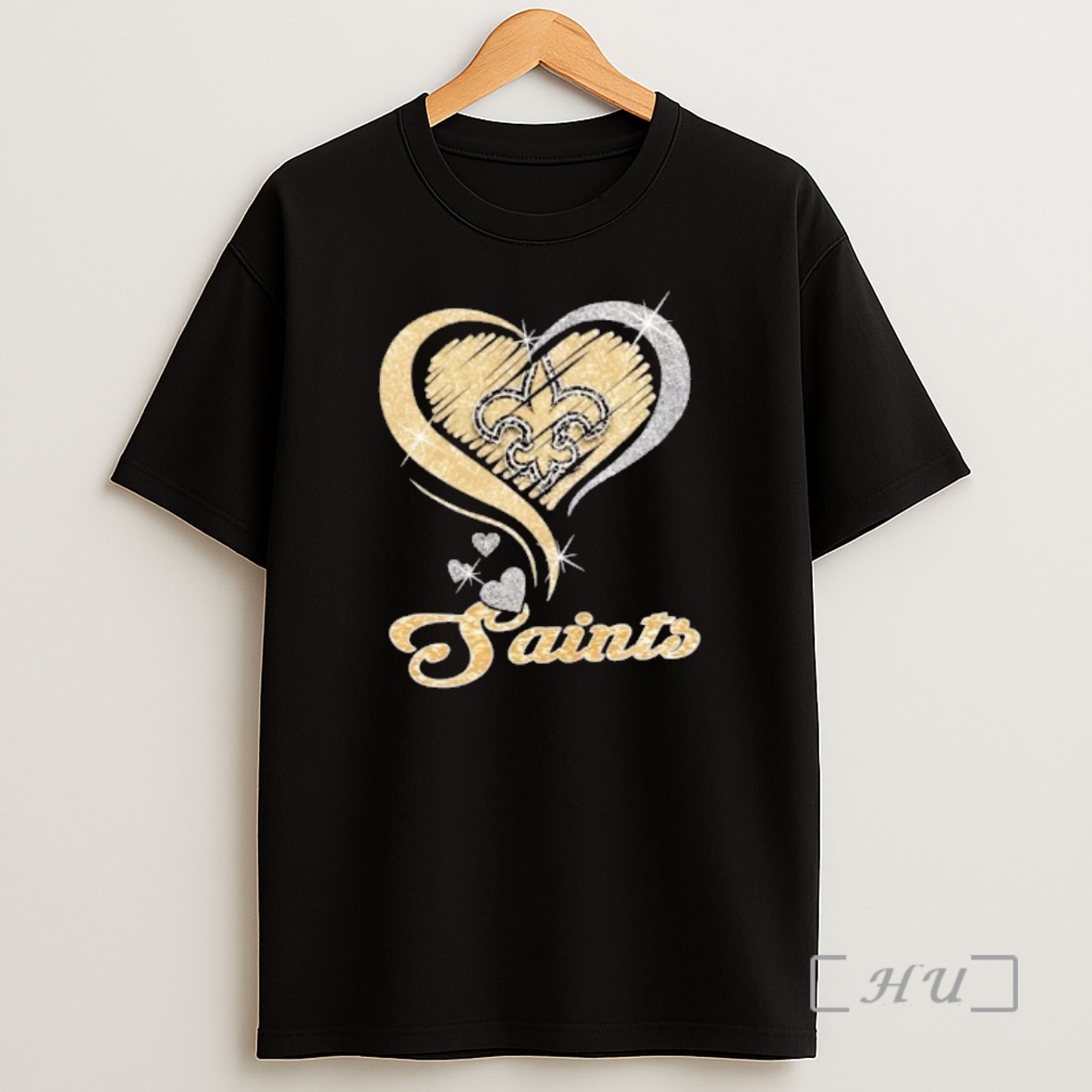 Officials New Orleans Saints Football In Glitter Heart Fans Shirt Sweatshirt Tee