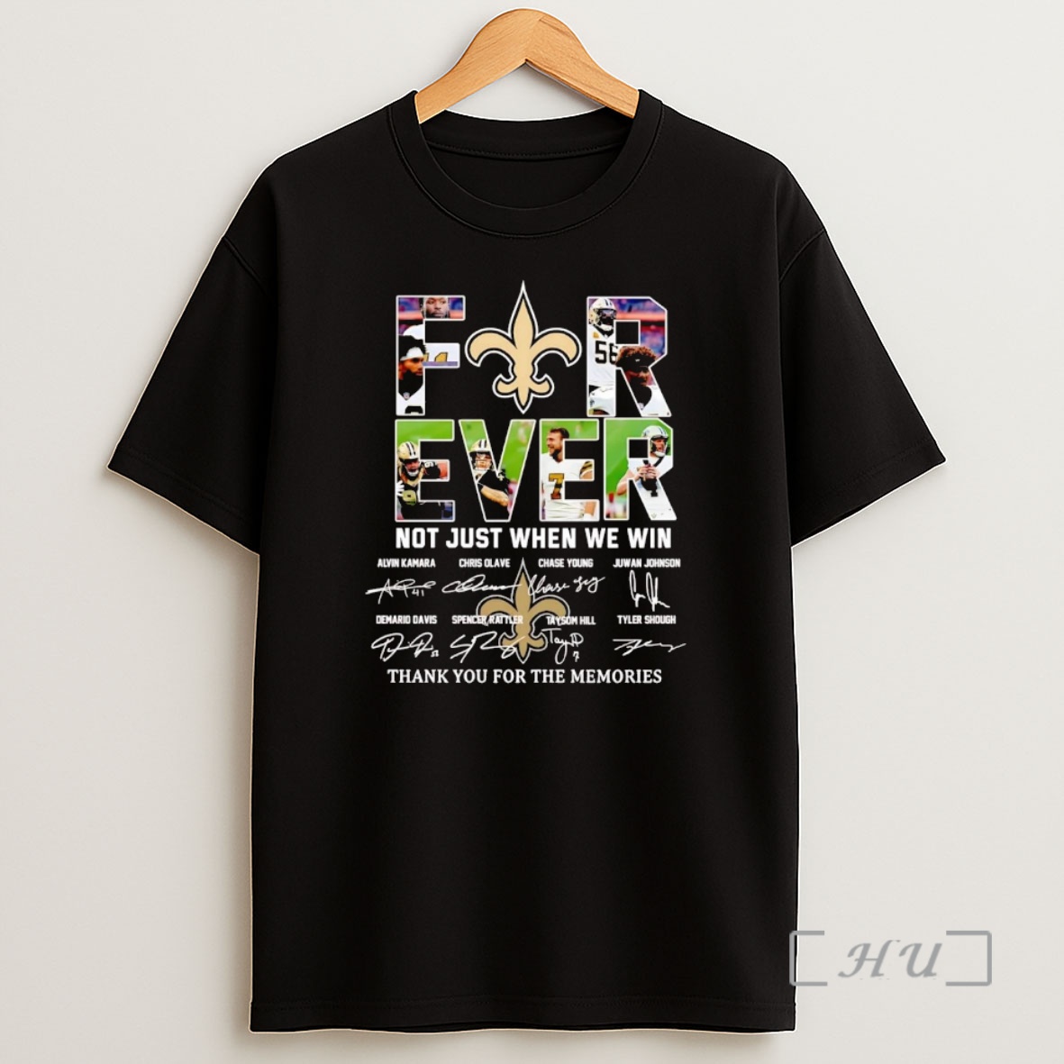 Officials New Orleans Saints Forever Not Just When We Win Players Signatures Premium Shirt Sweatshirt Tee