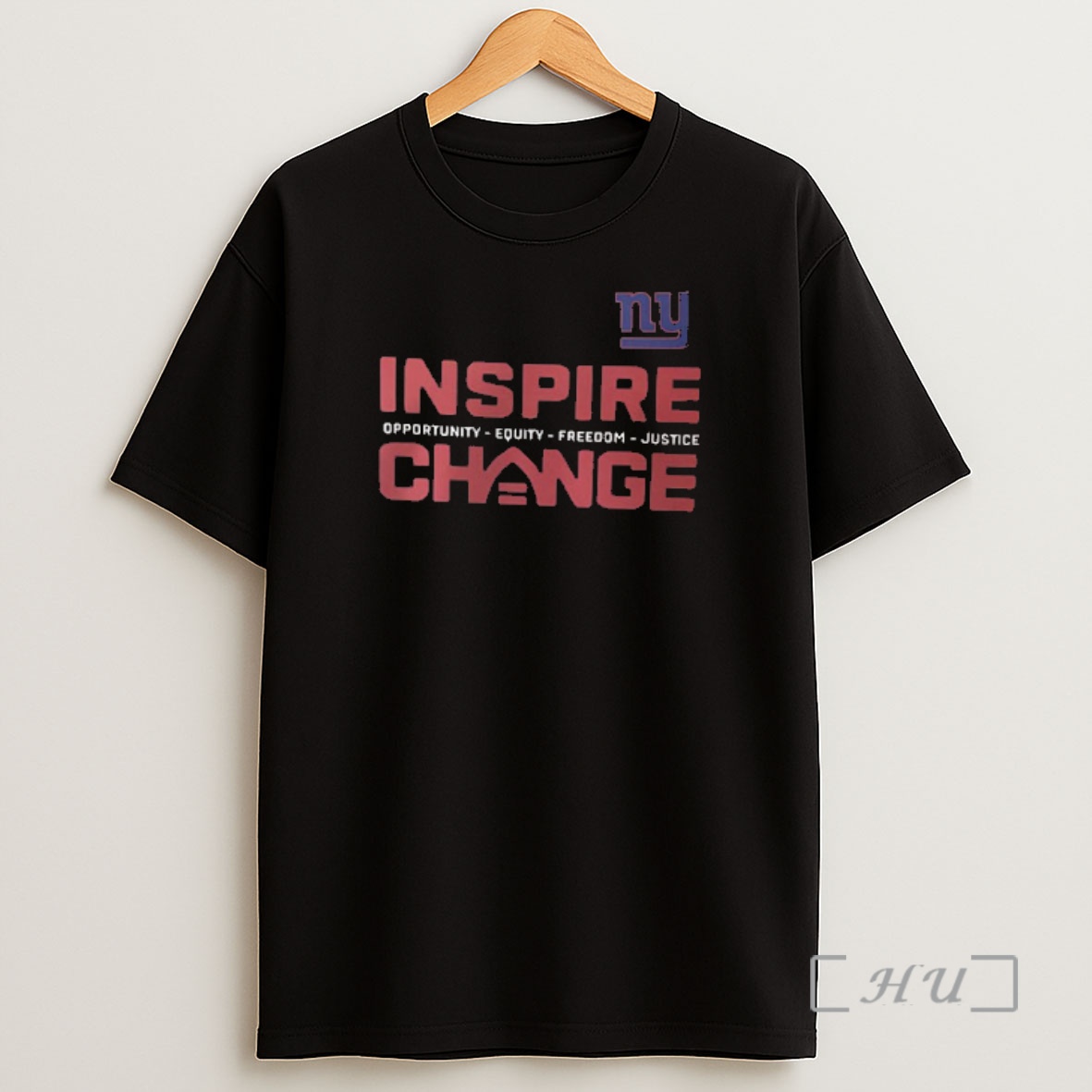 Officials New York Giants Inspire Change Gians Opportunity Equity Freedom Justice 2 Sided Shirt Sweatshirt Tee