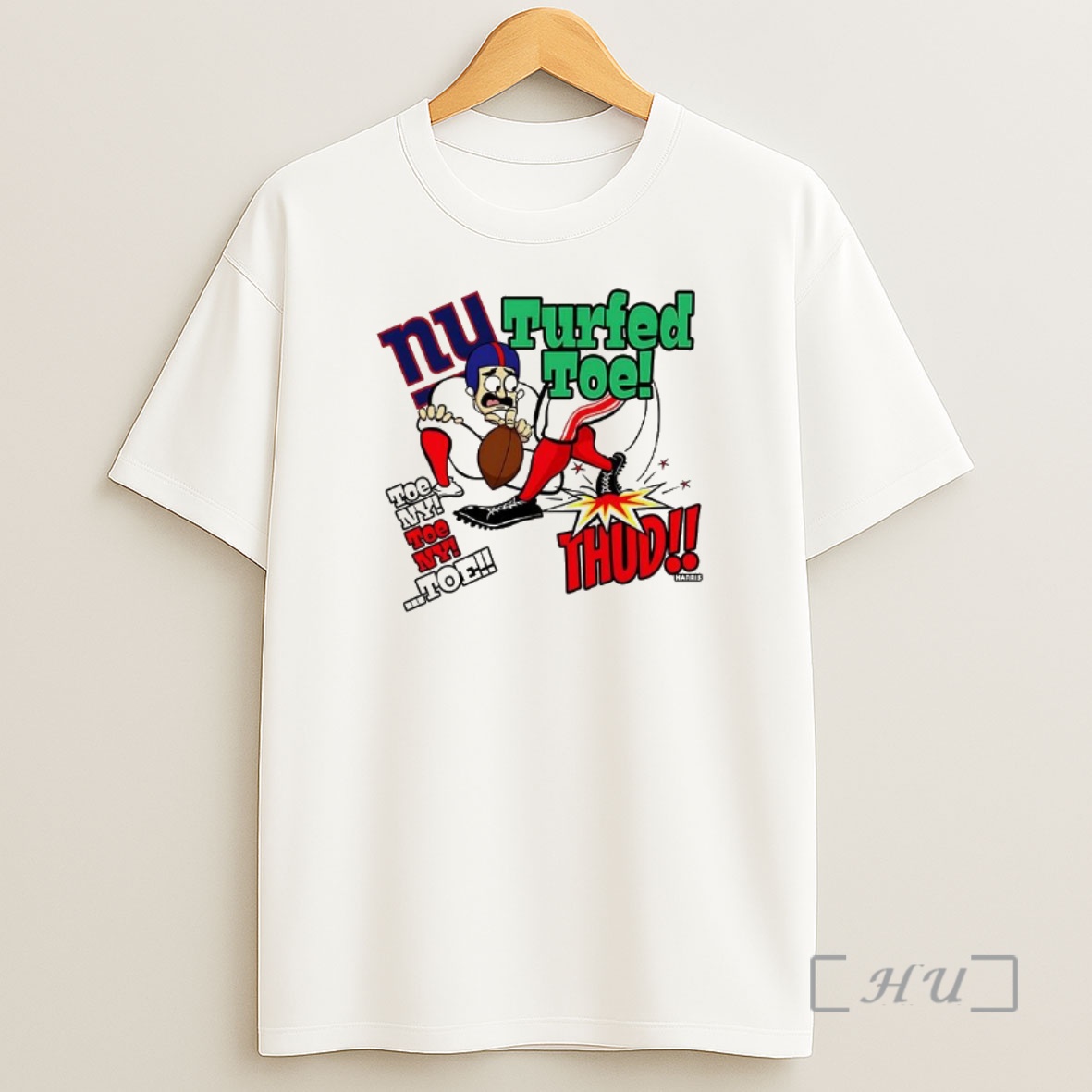 Officials New York Giants Turfed Toe Cartoon Premium Shirt Sweatshirt Tee
