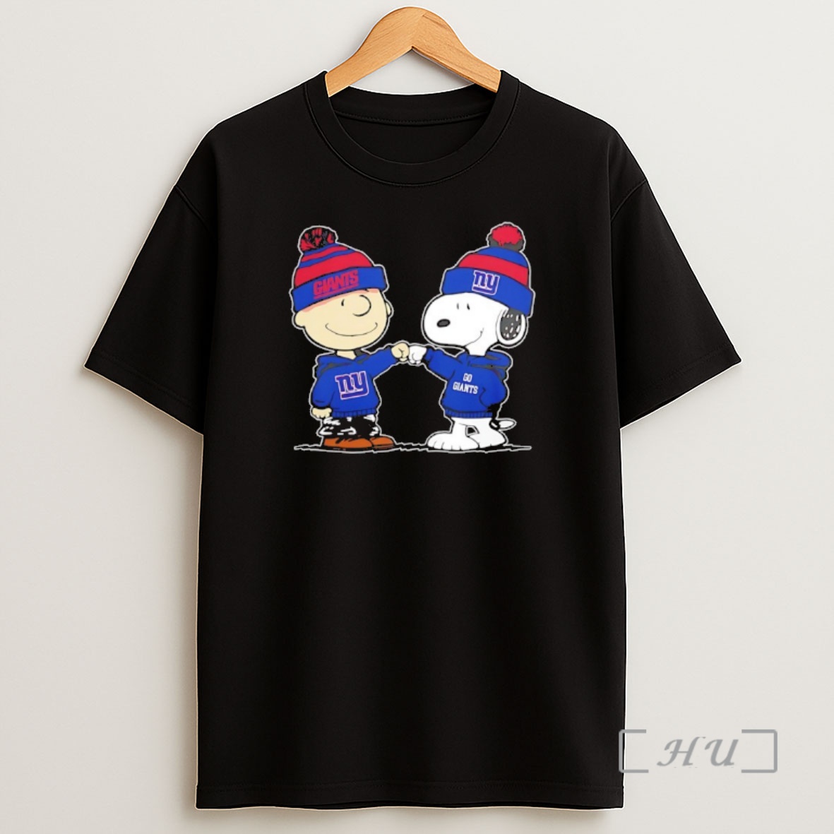 Officials New York Giants X Snoopy And Charlie Brown Go Giants Shirt Sweatshirt Tee