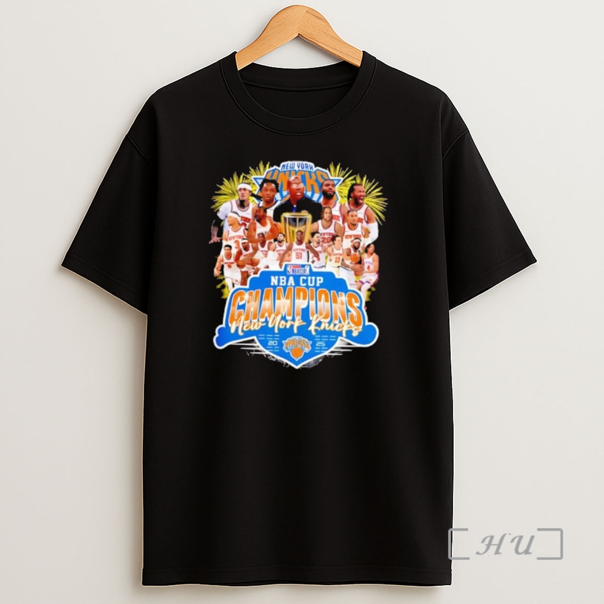 Officials New York Knicks 2025 Nba Cup Champions Celebration Fan Shirt Sweatshirt Tee