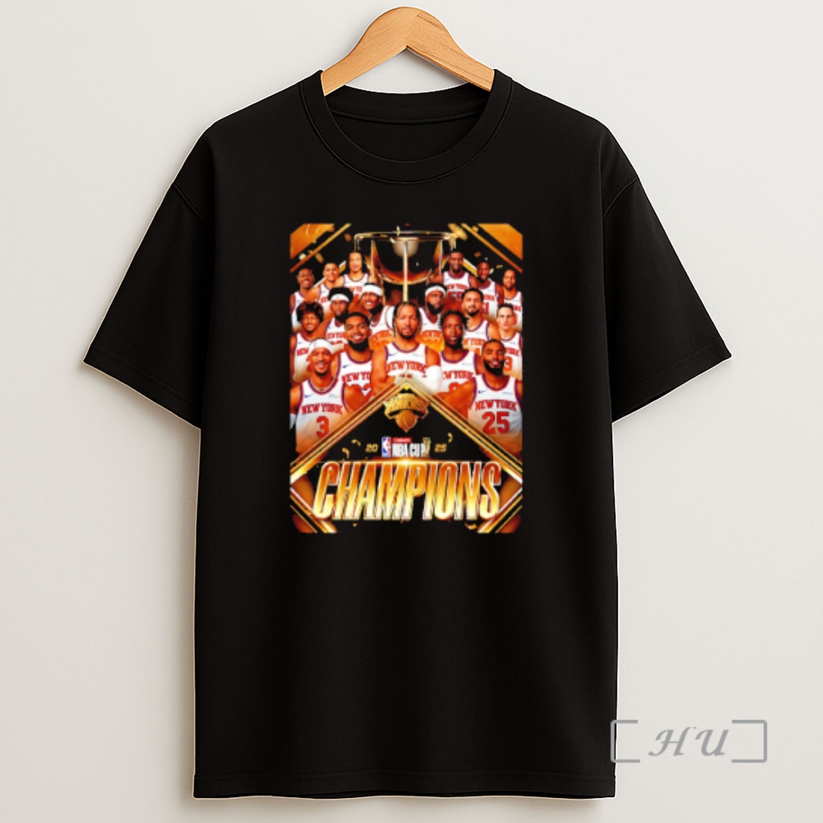 Officials New York Knicks 2025 Nba Cup Champions Shirt Sweatshirt Tee