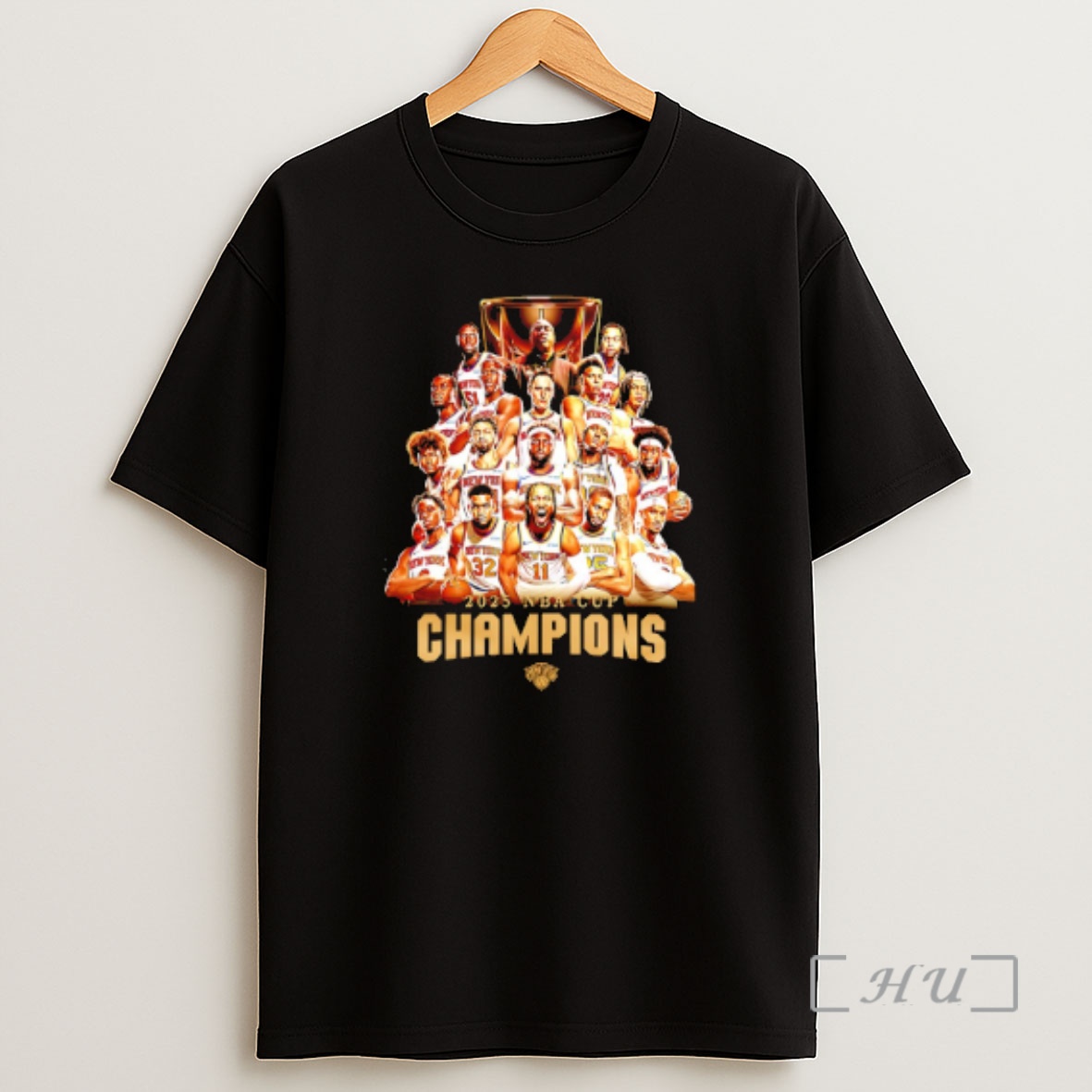 Officials New York Knicks 2025 Nba Cup Champions All Team Shirt Sweatshirt Tee