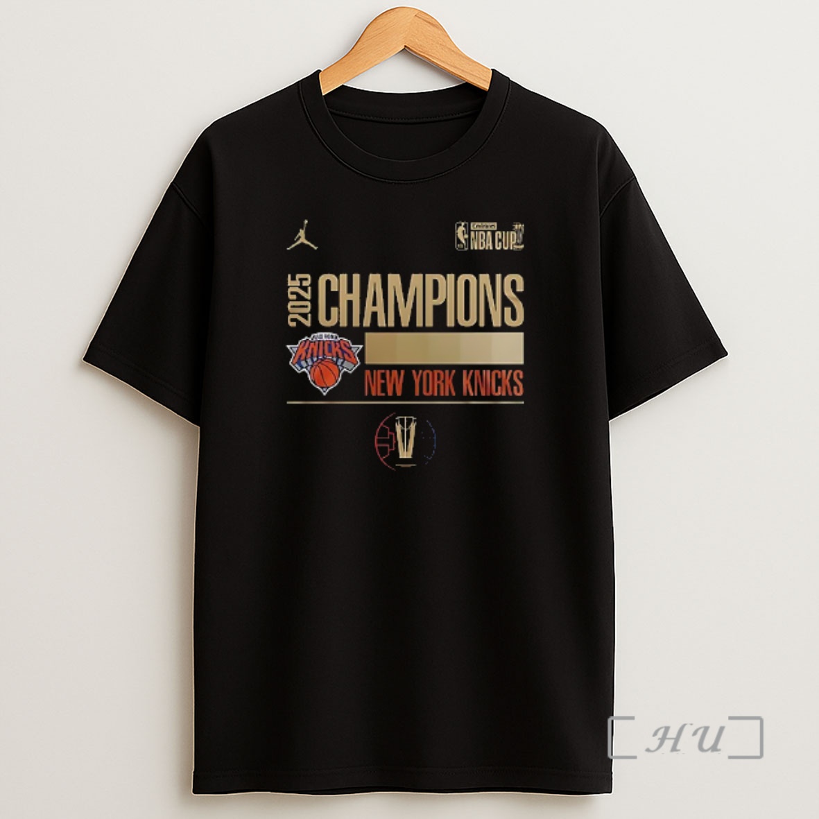 Officials New York Knicks 2025 Nba Cup Champions Forever Double Sided Graphic Shirt Sweatshirt Tee