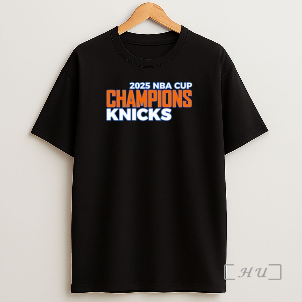 Officials New York Knicks 2025 Nba Cup Champions Text Shirt Sweatshirt Tee