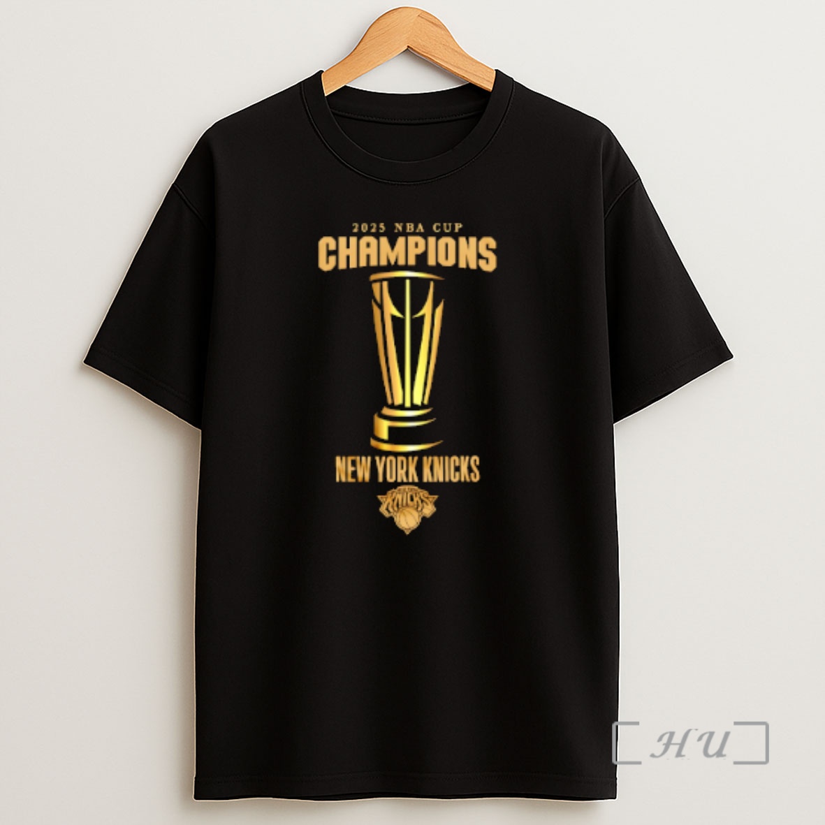 Officials New York Knicks 2025 Nba Cup Champions Trophy Logo Shirt Sweatshirt Tee