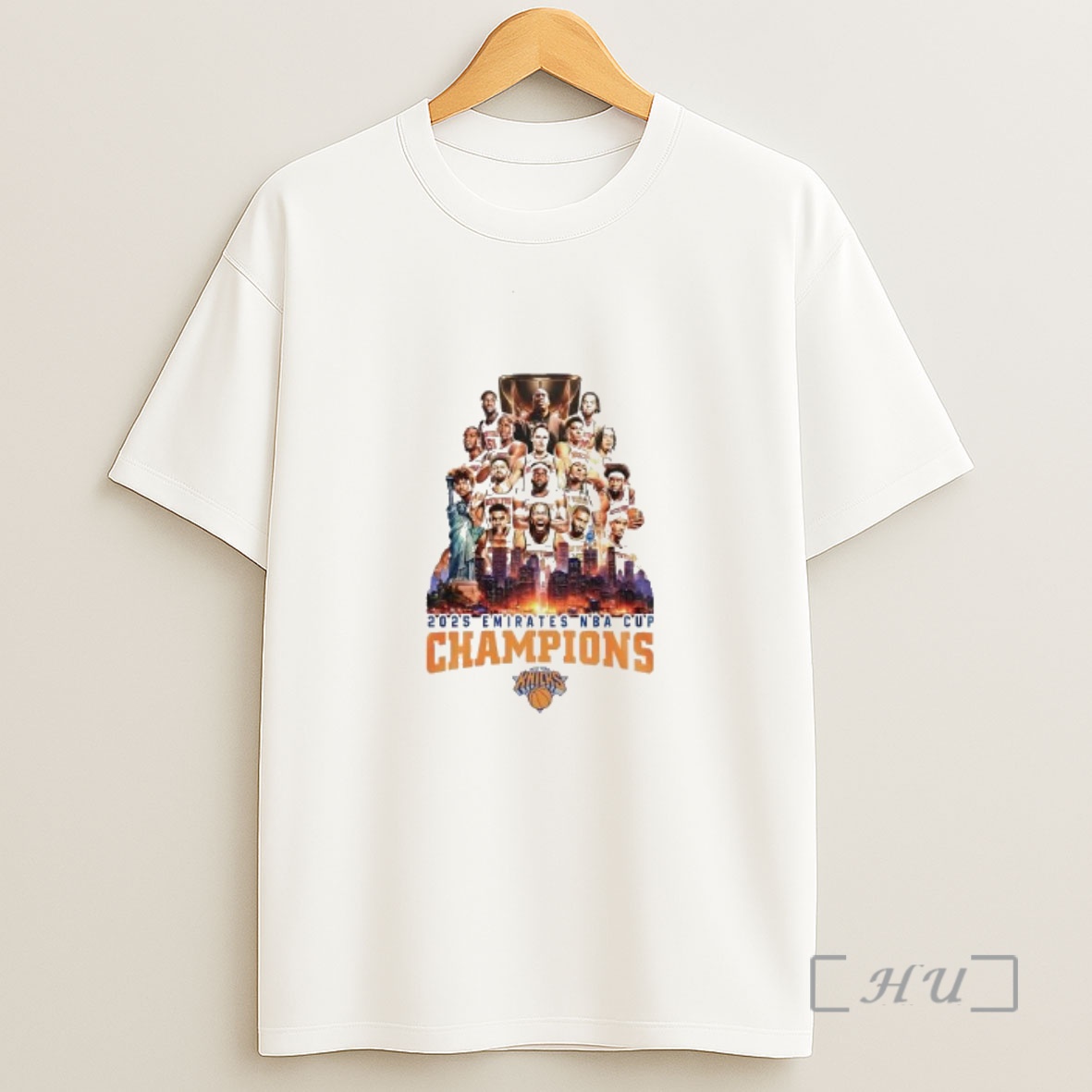 Officials New York Knicks 2025 Nba Emirates Cup Champions Shirt Sweatshirt Tee