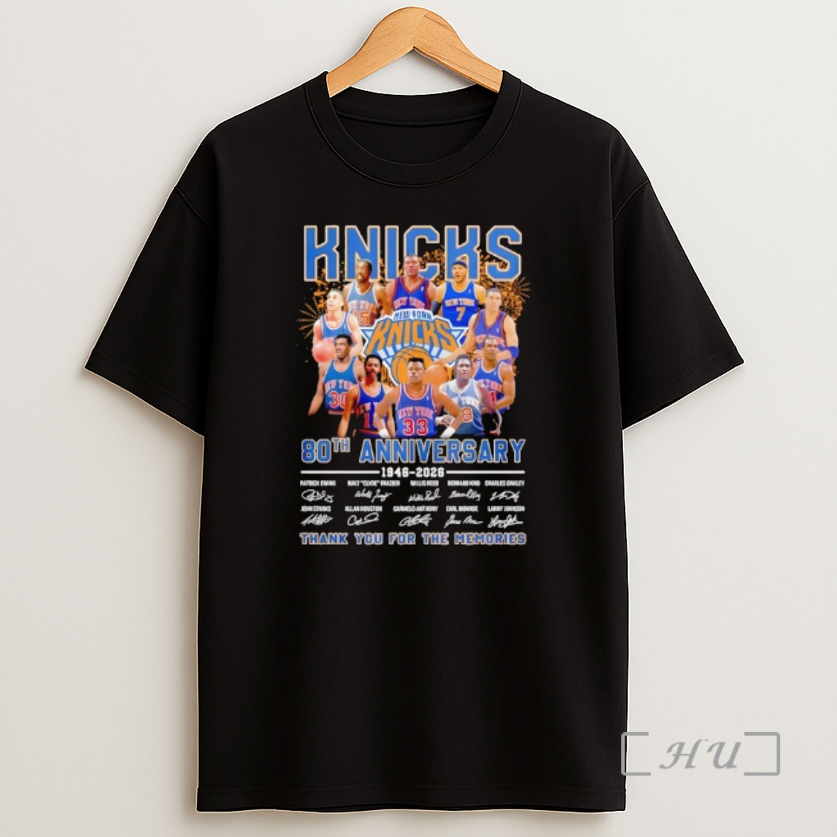 Officials New York Knicks Basketball 80th Anniversary 1946 2026 Thank You For The Memories Shirt Sweatshirt Tee