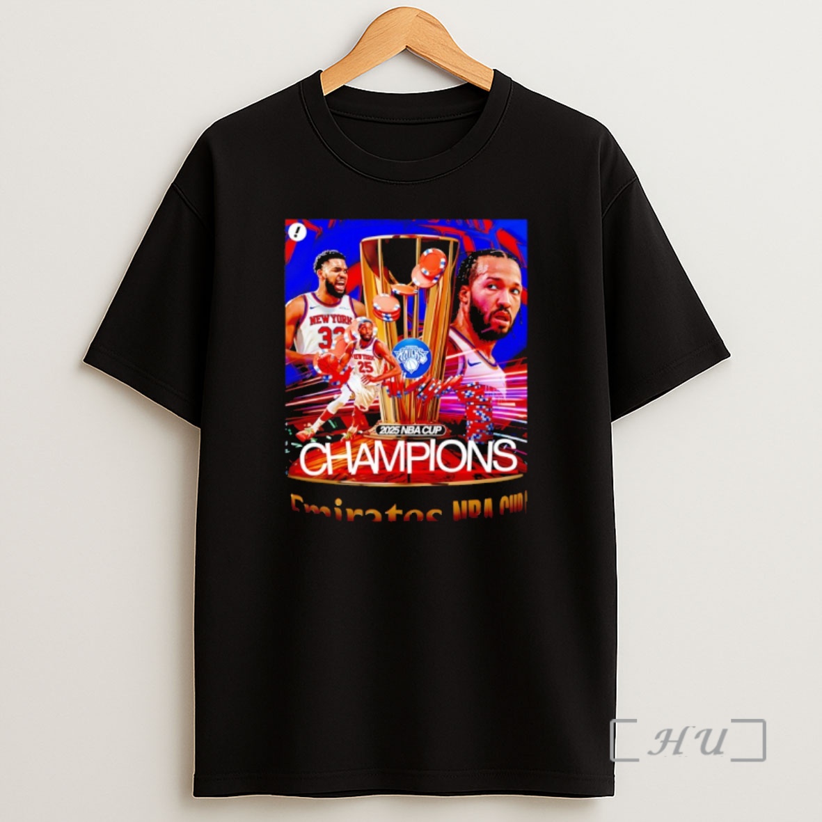 Officials New York Knicks Basketball Champions Nba Emirates Cup 2025 Shirt Sweatshirt Tee