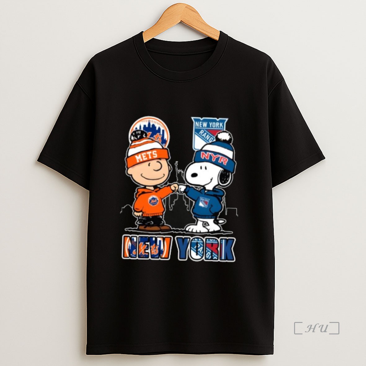 Officials New York Mets X New York Rangers Snoopy Premium Shirt Sweatshirt Tee