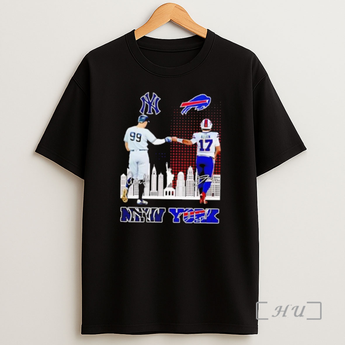 Officials New York Yankees Aaron Judge Buffalo Bills Josh Allen 2025 Legendary Stars Premium Shirt Sweatshirt Tee