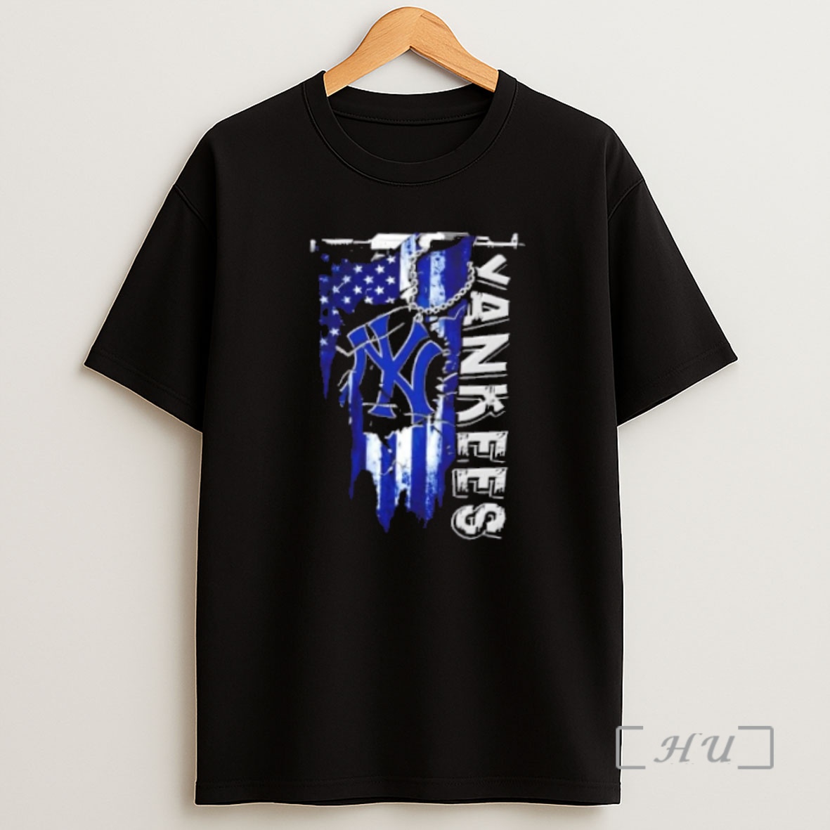Officials New York Yankees Baseball Battle Shattered Usa Flag Rip Design Shirt Sweatshirt Tee