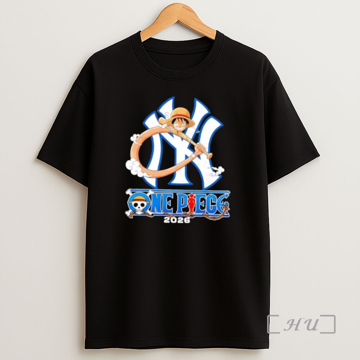 Officials New York Yankees One Piece 2026 Luffy Shirt Sweatshirt Tee