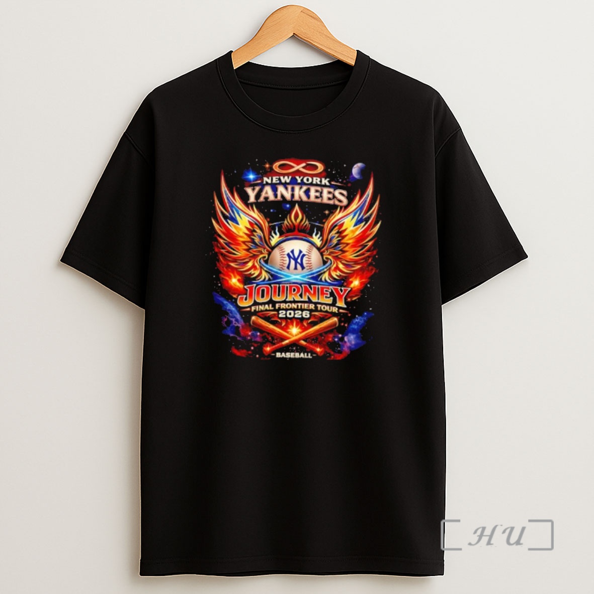 Officials New York Yankees X Journey Final Frontier Tour 2026 Baseball Shirt Sweatshirt Tee