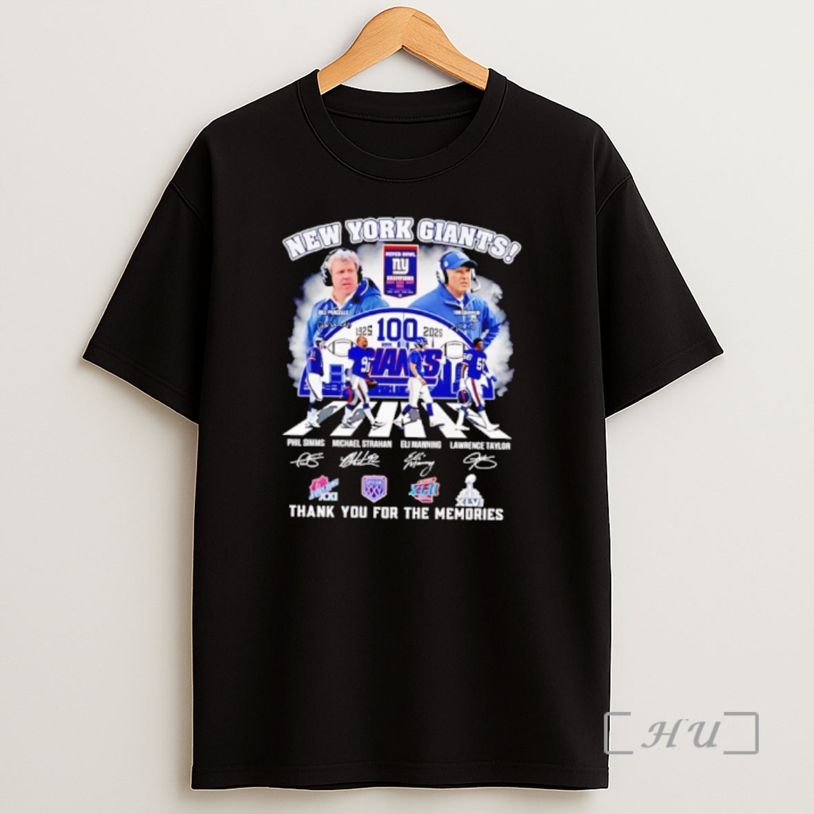 Officials New York Giants 100th Thank You For The Memories Vintage Premium Shirt Sweatshirt Tee