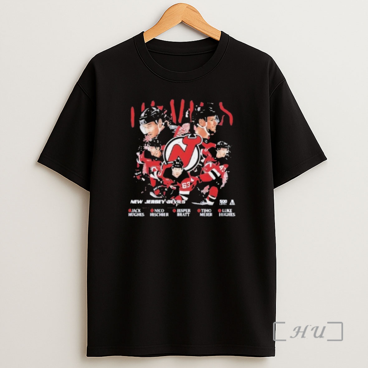 Officials Nhl New Jersey Devils 5 Stars Shirt Sweatshirt Tee