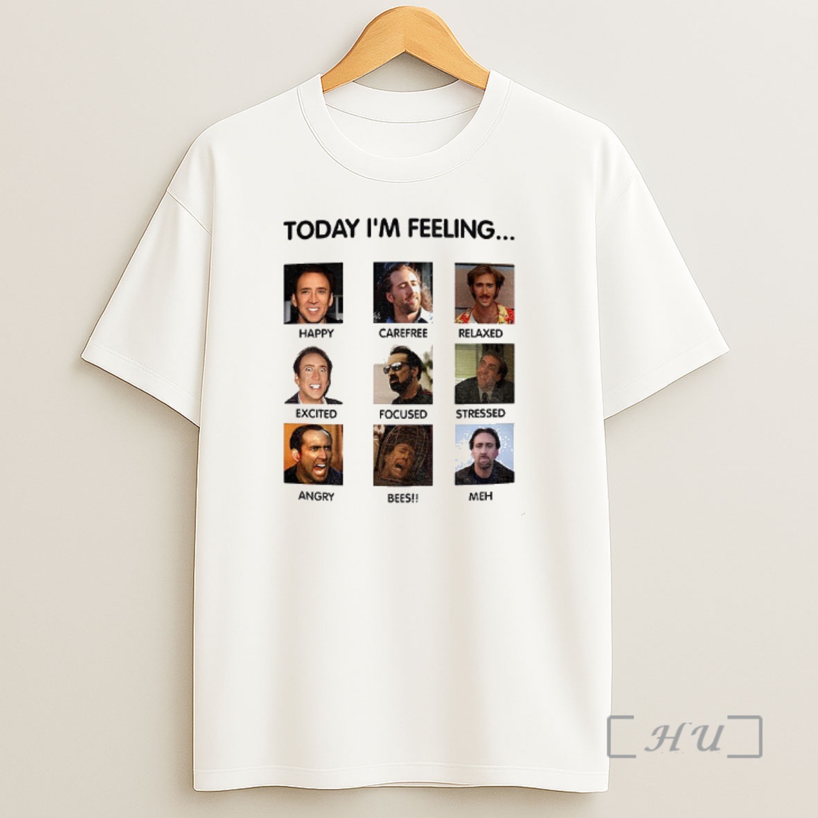 Officials Nicolas Cage Funny Meme Today Im Feeling Shirt Sweatshirt Tee