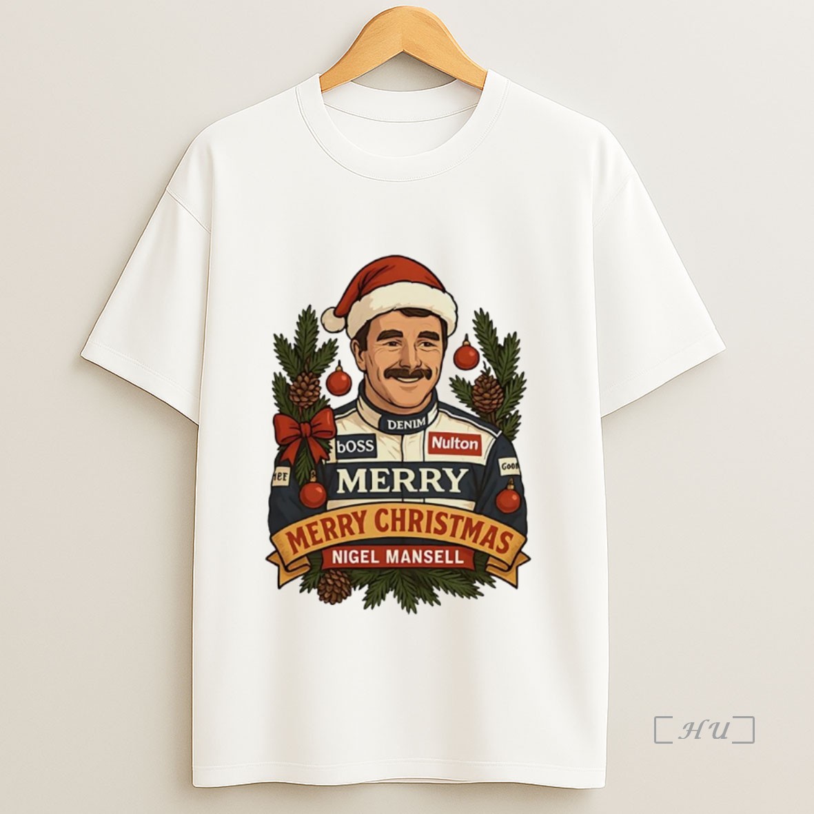 Officials Nigel Mansell Merry Christmas Premium Shirt Sweatshirt Tee