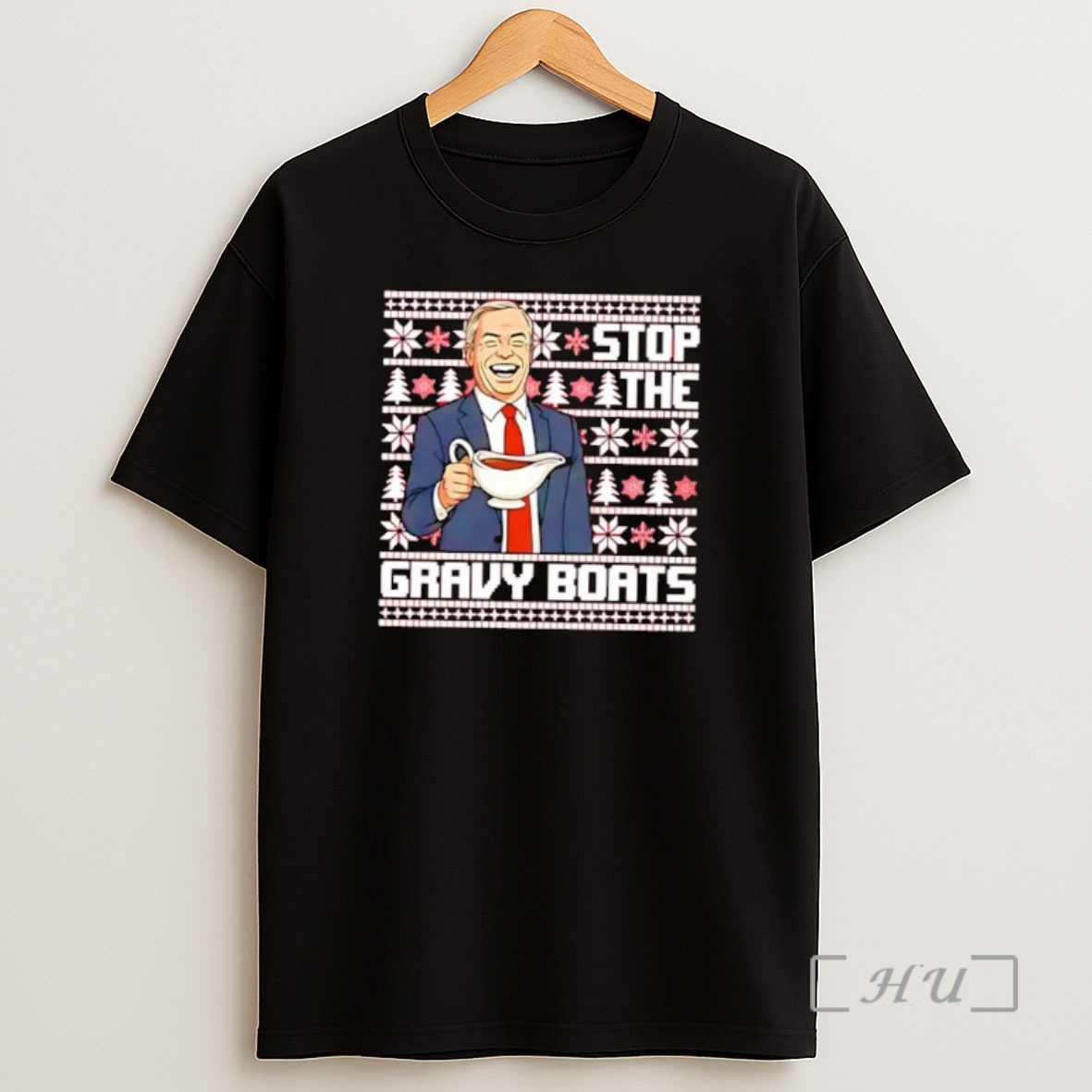 Officials Nigel Farage Stop The Gravy Boats Funny Christmas Premium Shirt Sweatshirt Tee