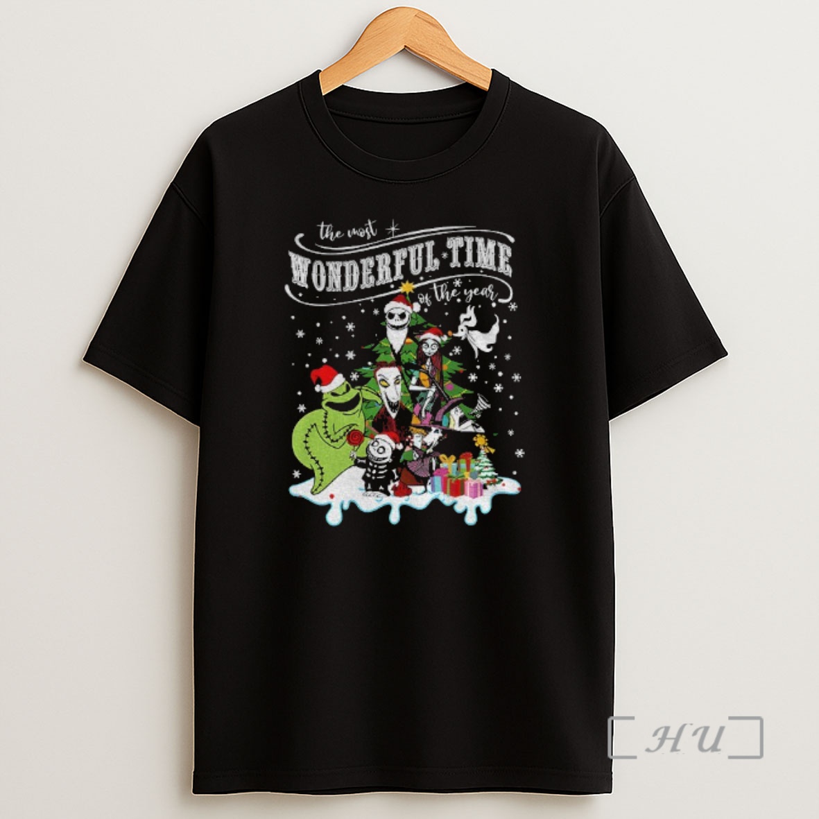Officials Nightmare Before Santa Hat The Most Wonderful Time Of The Year Merry Christmas Shirt Sweatshirt Tee