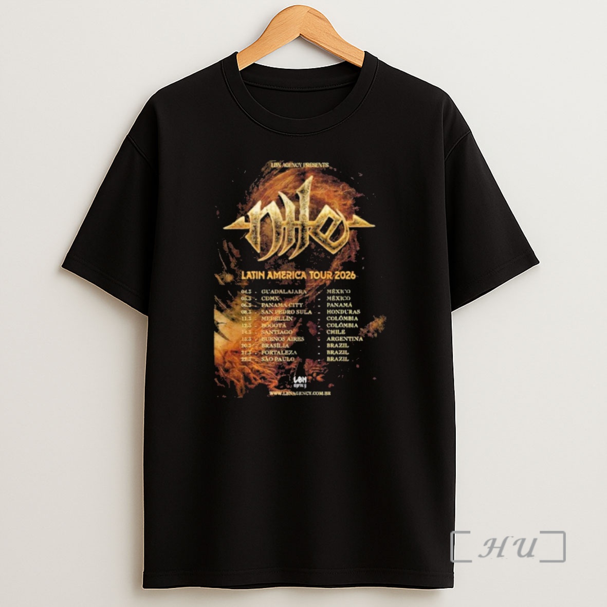 Officials Nile Latin America Tour 2026 Dates Shirt Sweatshirt Tee