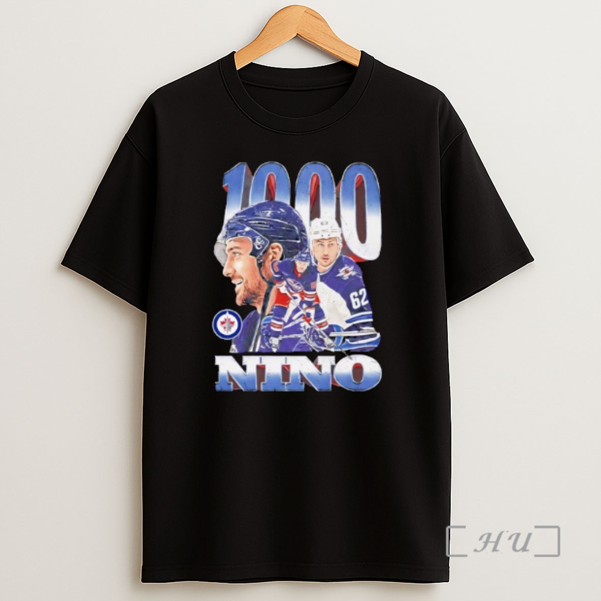 Officials Nino Niederreiter Winnipeg Jets 1000 Games Shirt Sweatshirt Tee