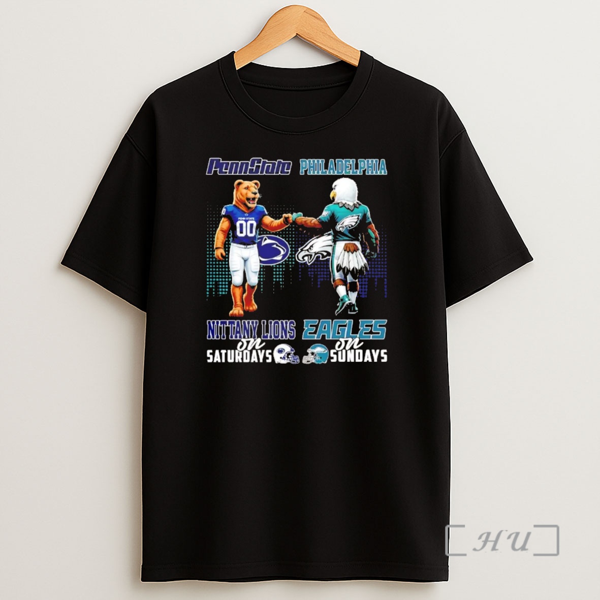 Officials Nittany Lions On Saturdays Philadelphia Eagles On Sundays Mascot Chriast Premium Shirt Sweatshirt Tee