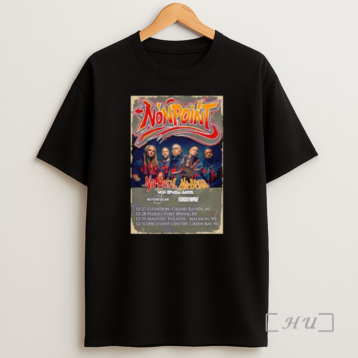 Officials Nonpoint Nu Metal Nu Year Tour 2025 Shirt Sweatshirt Tee