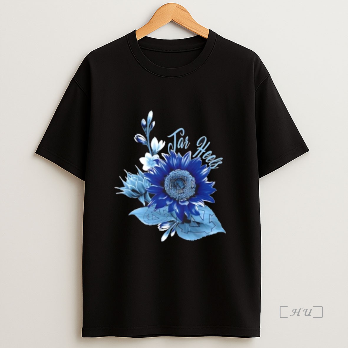Officials North Carolina Tar Heels Football X Sunflower Floral Premium Shirt Sweatshirt Tee