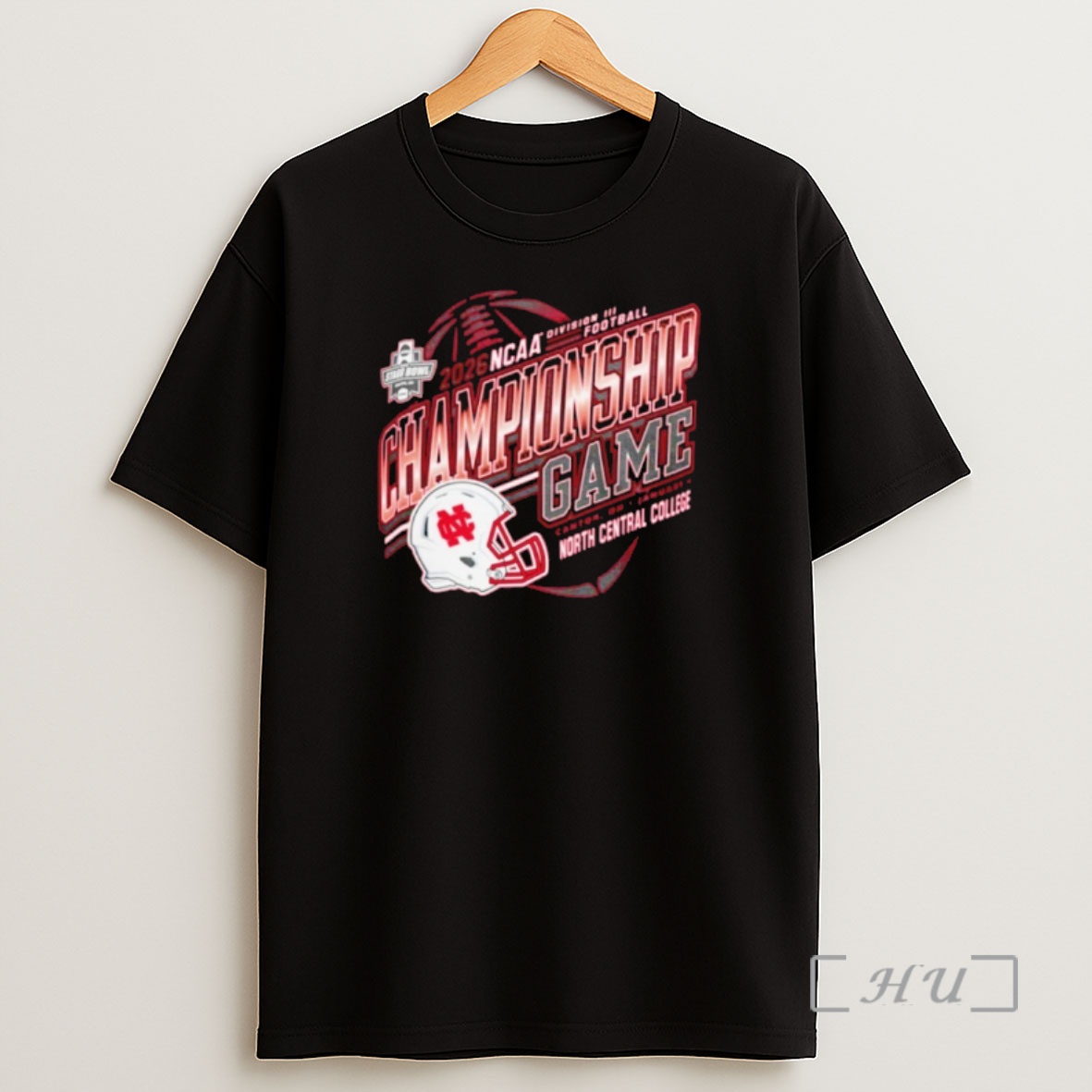 Officials North Central College 2026 Ncaa Division 3 Football Championship Game Shirt Sweatshirt Tee