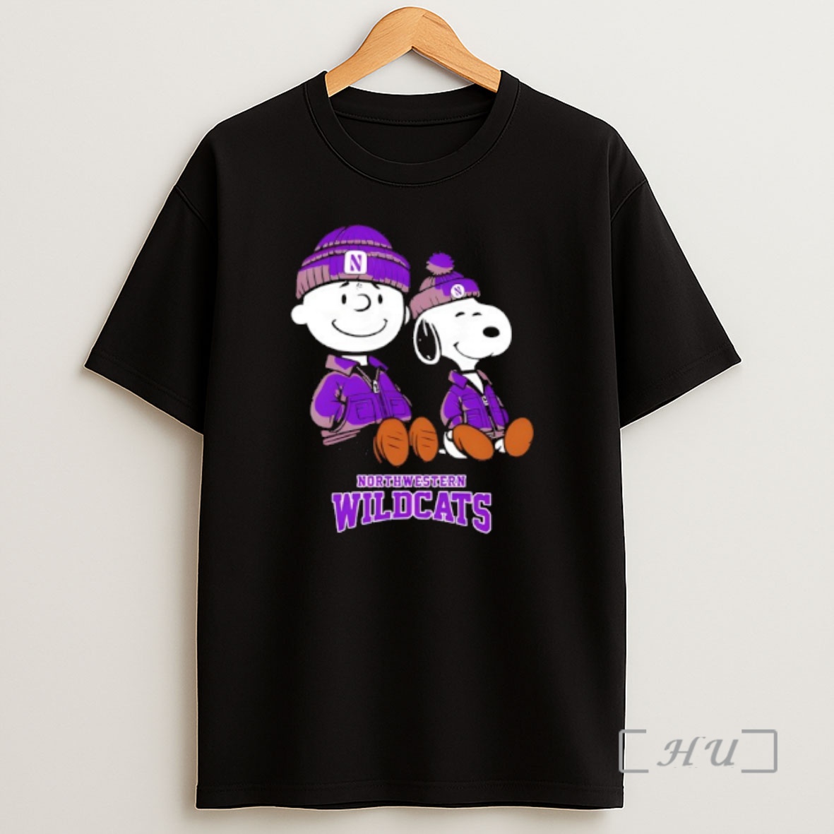 Officials Northwestern Wildcats X Snoopy And Charlie Brown Shirt Sweatshirt Tee