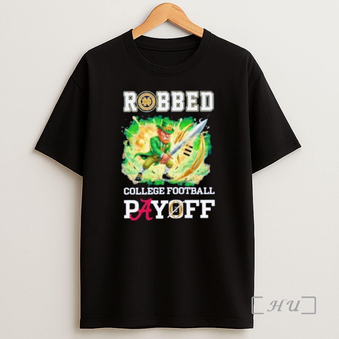 Officials Notre Dame Fighting Irish 2025 College Football Playoff Robbed Ornaments Shirt Sweatshirt Tee