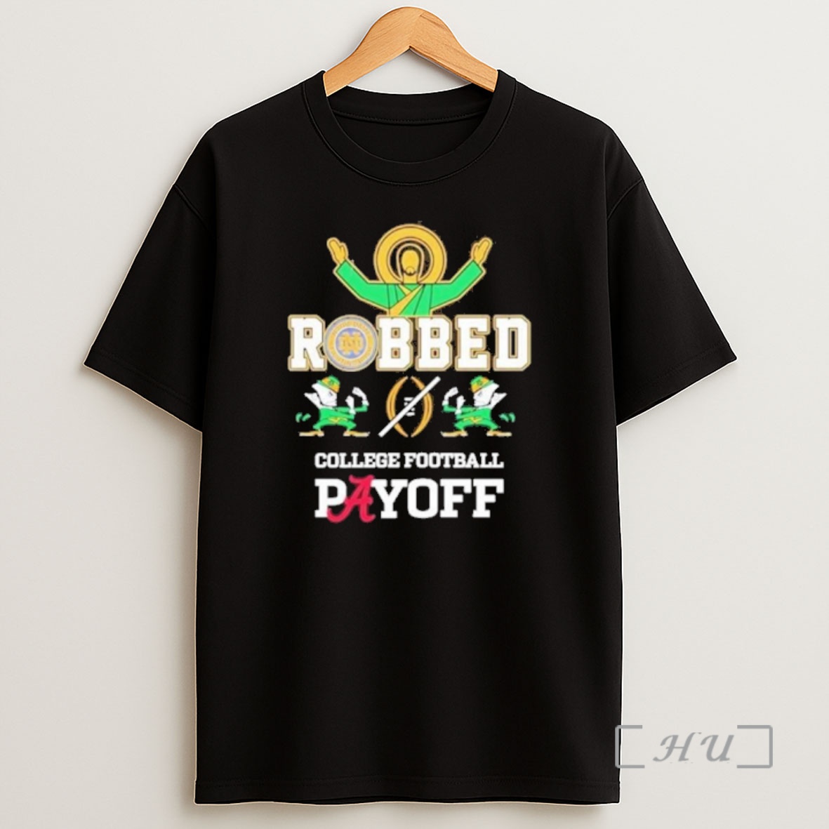 Officials Notre Dame Fighting Irish Jesus Robbed College Football Playoff 2025 Shirt Sweatshirt Tee