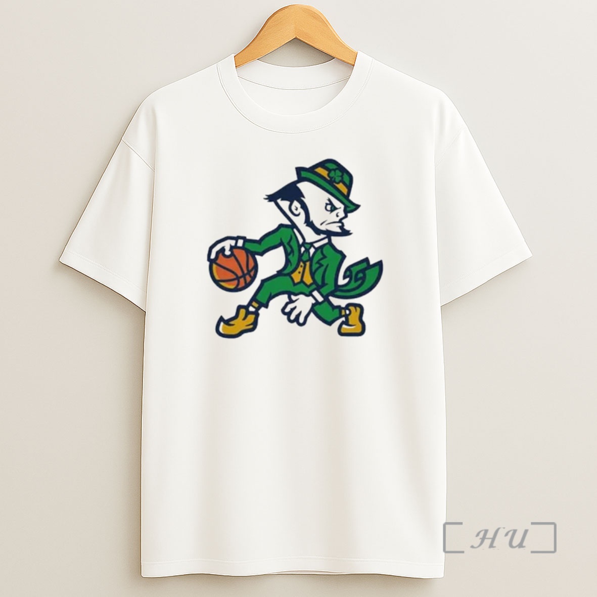 Officials Notre Dame Fighting Irish Nba Leprechaun Ornaments Shirt Sweatshirt Tee