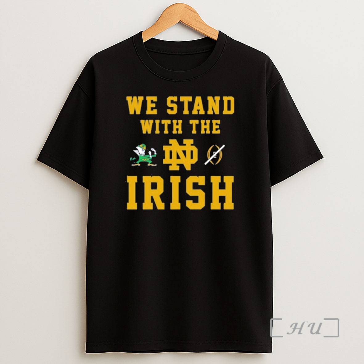 Officials Notre Dame Fighting Irish We Stand With The Irish Cfp Shirt Sweatshirt Tee