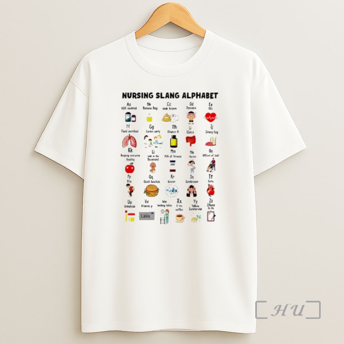 Officials Nursing Slang Alphabet Shirt Sweatshirt Tee