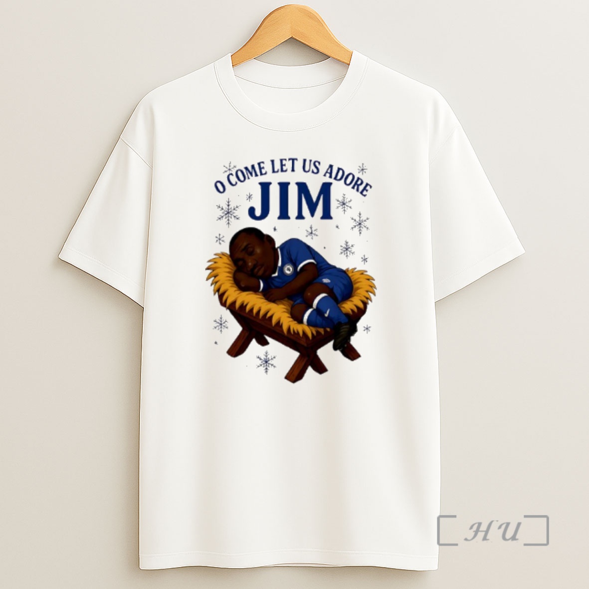 Officials O Come Let Us Adore Jim Chelsea Christmas Shirt Sweatshirt Tee