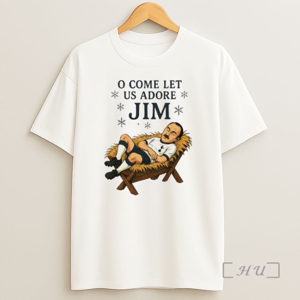 Officials O Come Let Us Adore Jim Spurs Christmas Ornaments Shirt Sweatshirt Tee