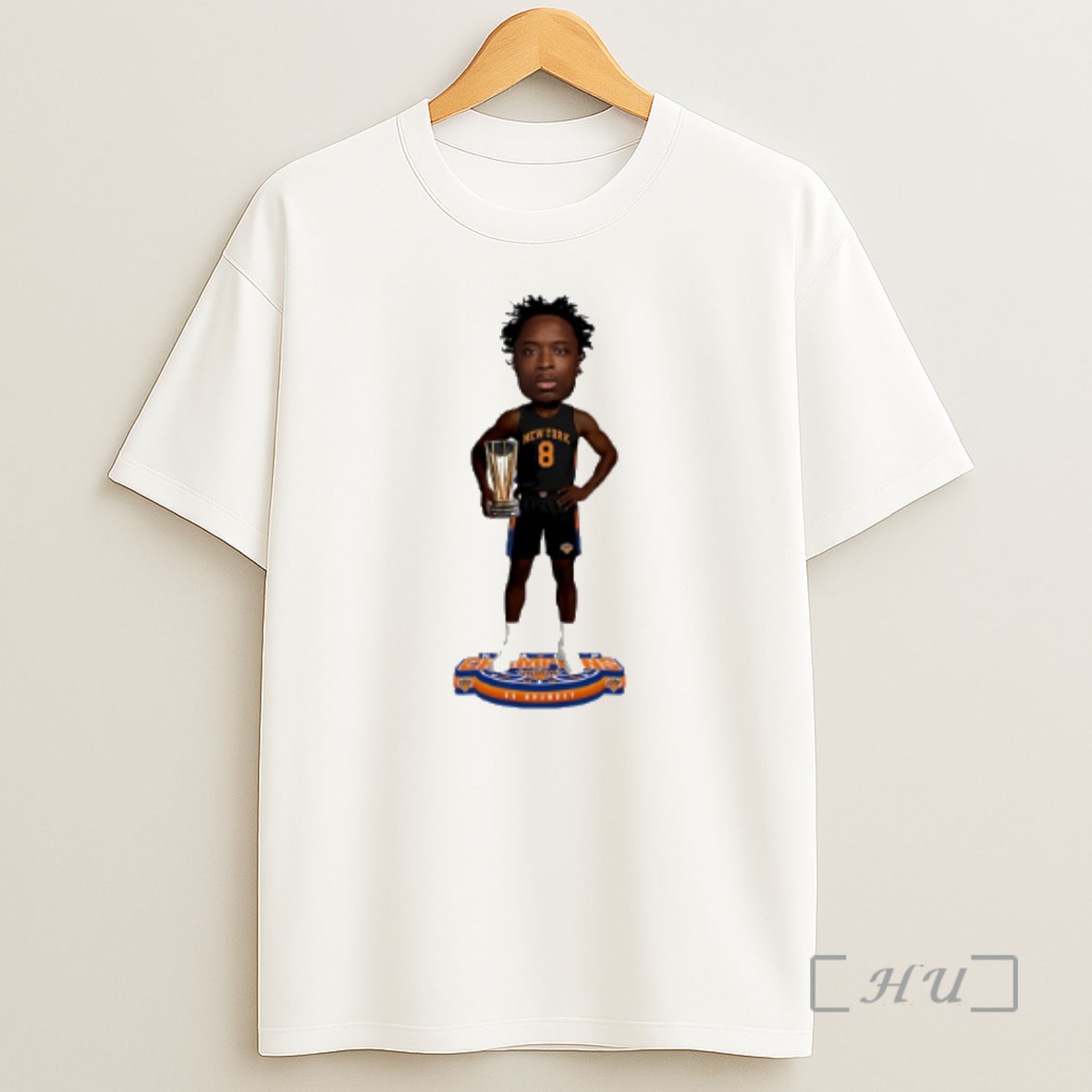 Officials Og Anunoby New York Knicks Nba Cup Champions Caricature Shirt Sweatshirt Tee